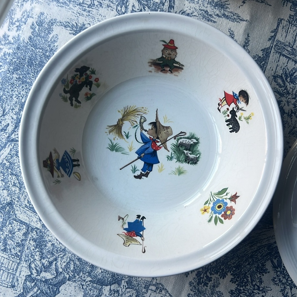 VTG IRISH BRENDAN ERIN STONE CHILDS PLATE CUP SET IRELAND 4pc. - Picture 5 of 11